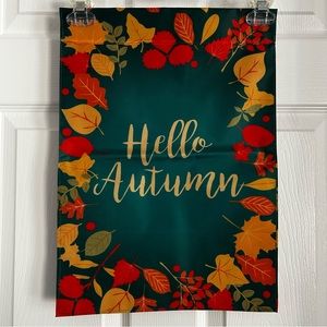 New Hello Autumn Garden Flag 18x12